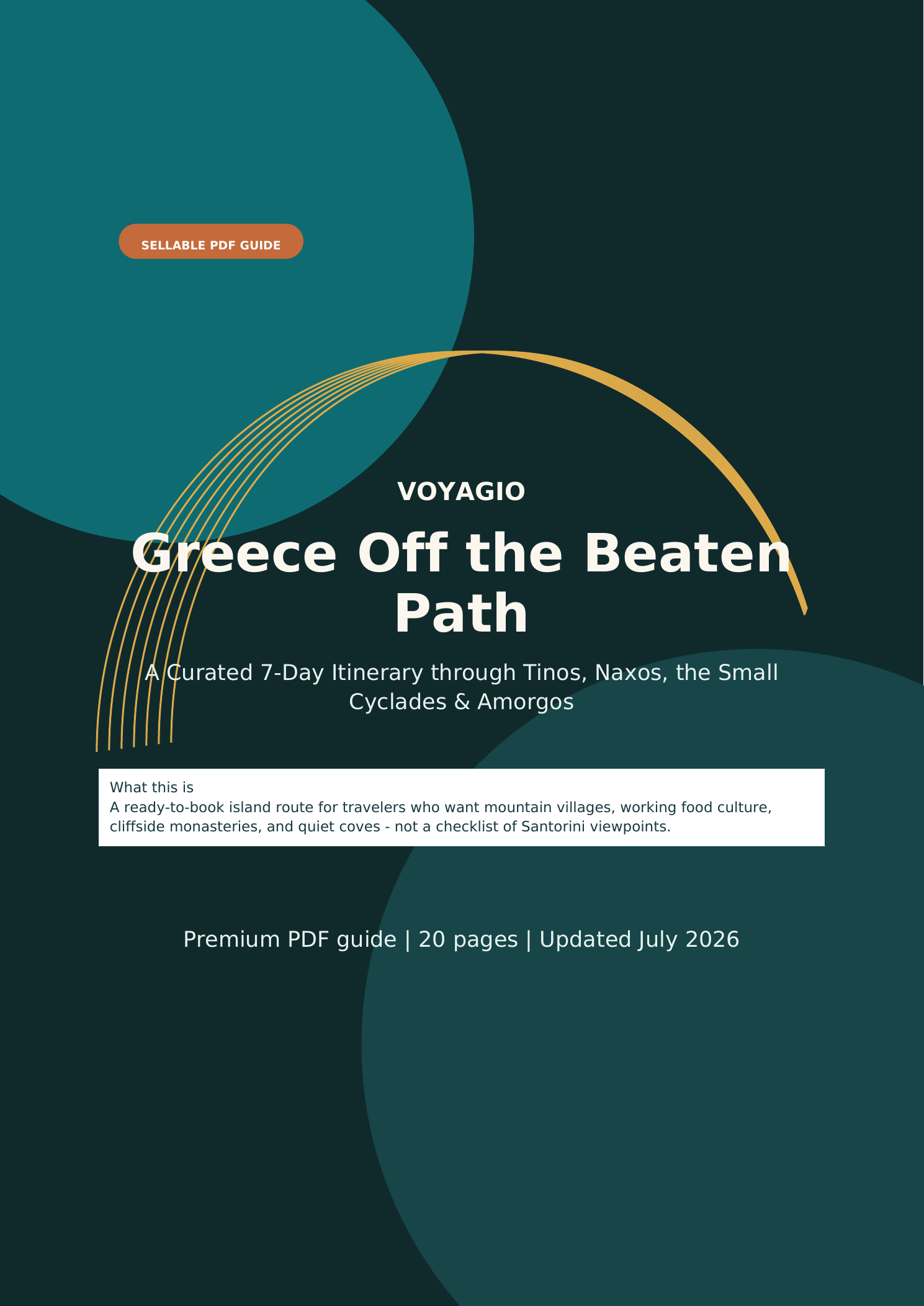 Greece Off the Beaten Path — digital travel guide cover